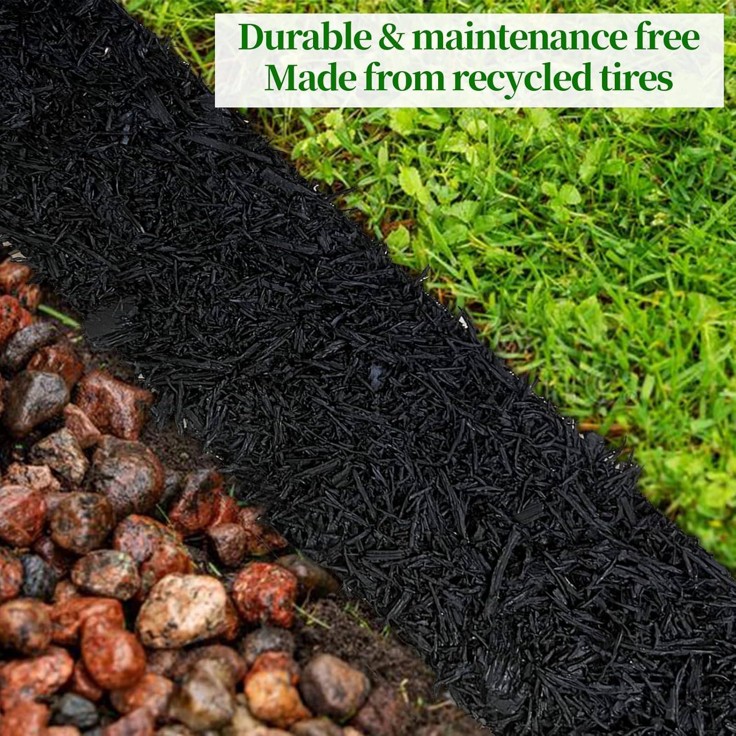 Rubber Mulch Bed Edging (3 m roll): image 7