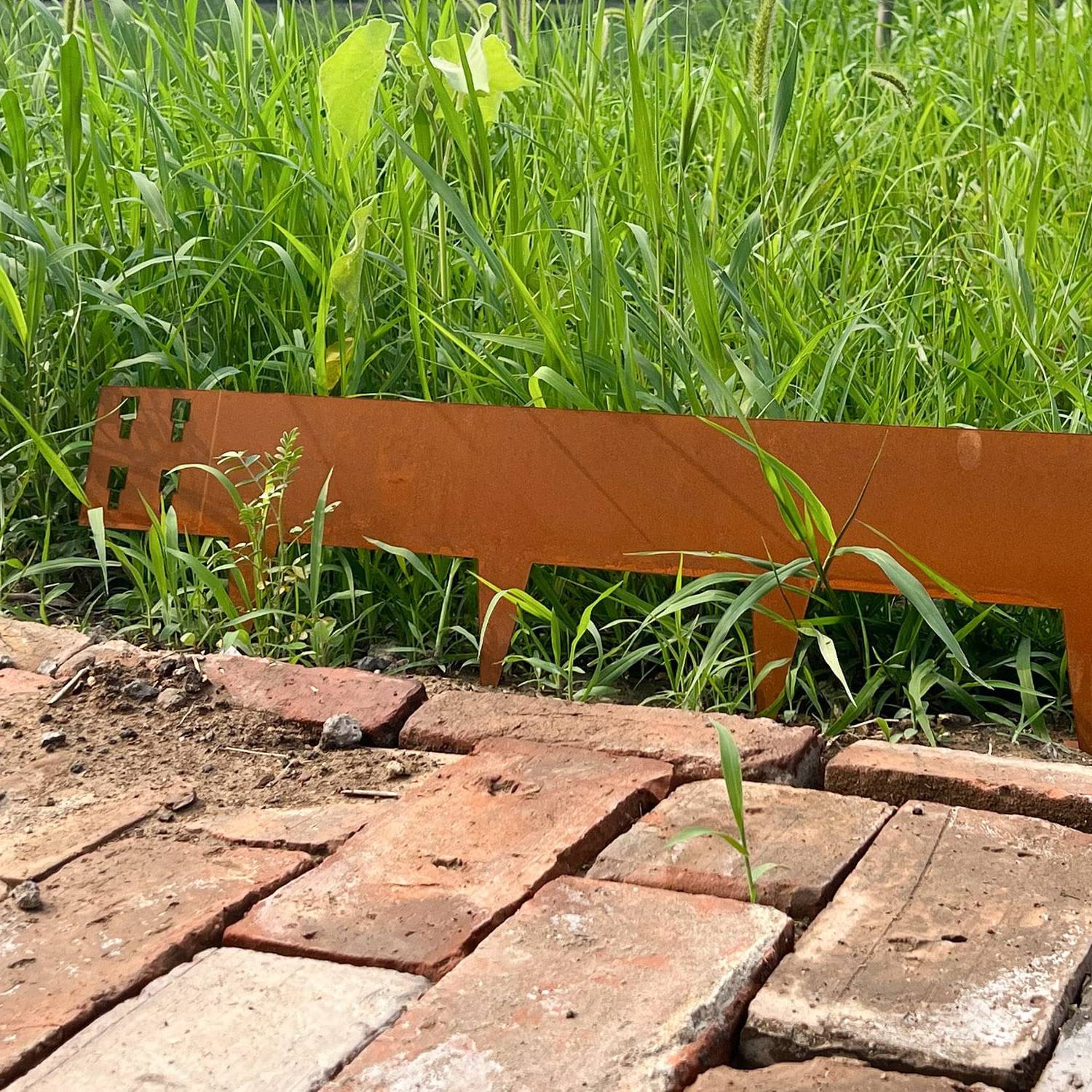 Corten Steel Garden Edging 100 mm (per metre)